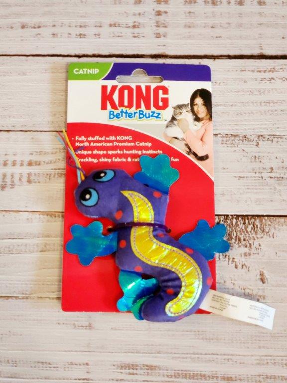 Kong Better Buzz Gecko Cat Toy
