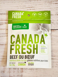 Canada Fresh Beef Cat Treat 3oz/85g