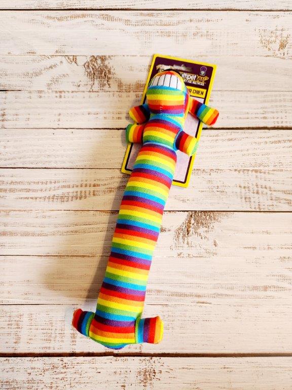 MultiPet Rainbow Loofa Dog Toy