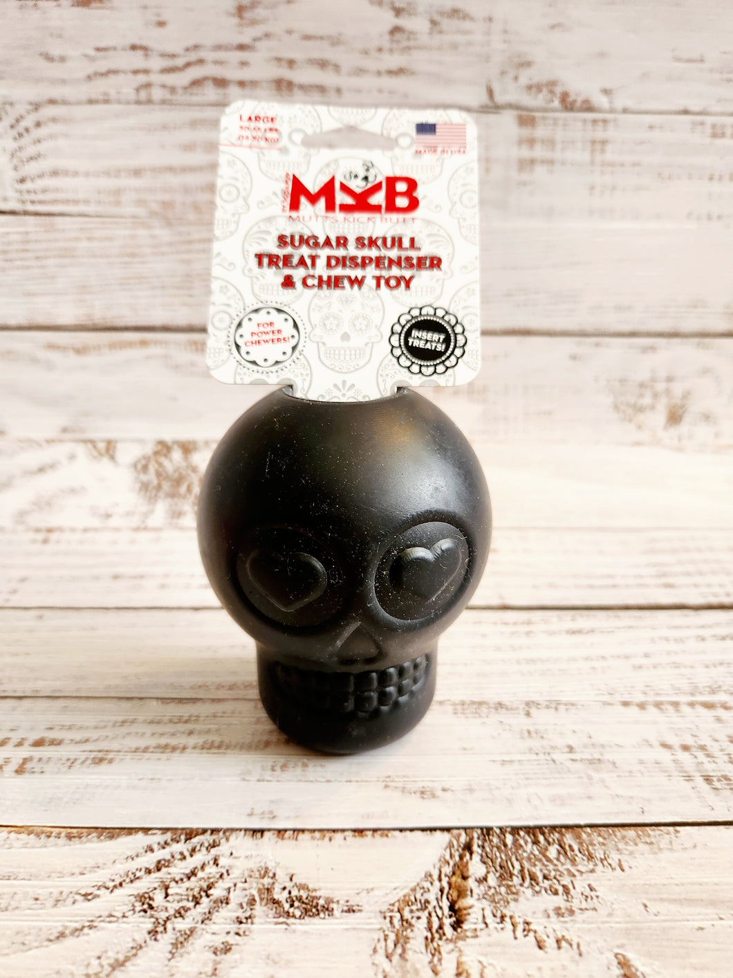 SodaPup MKB Magnum Sugar Skull Chew Toy
