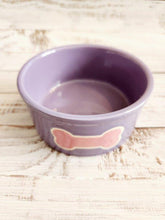 Load image into Gallery viewer, Petrageous Teeny Tiny Bones Stoneware Pet Bowl 5&quot;