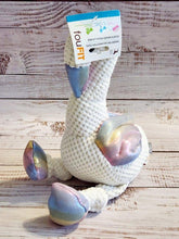 Load image into Gallery viewer, FouFit Under the Sea Knotted Swan Dog Toy Large