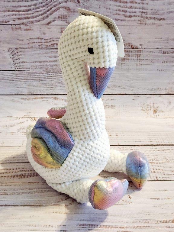 FouFit Under the Sea Knotted Swan Dog Toy Large