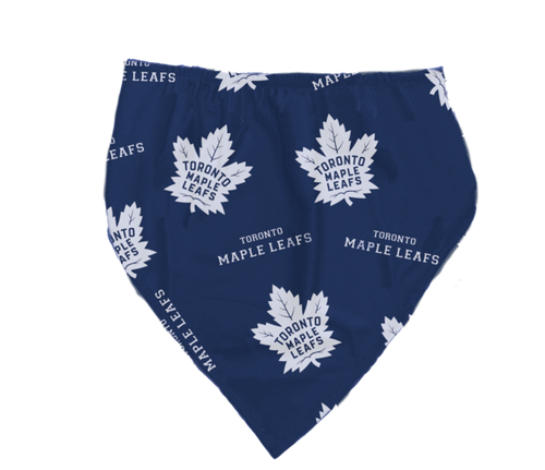 NHL Dog Bandana Toronto Maple Leafs by Togpetwear Official Licensee