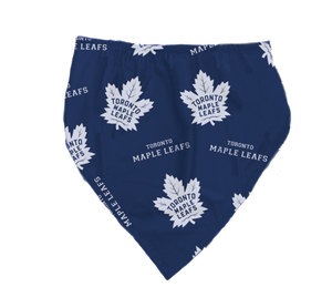 NHL Dog Bandana Toronto Maple Leafs by Togpetwear Official Licensee
